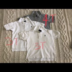 POLO RALPH LAUREN T-SHIRTS FOR BOYS SIZE 3/4T